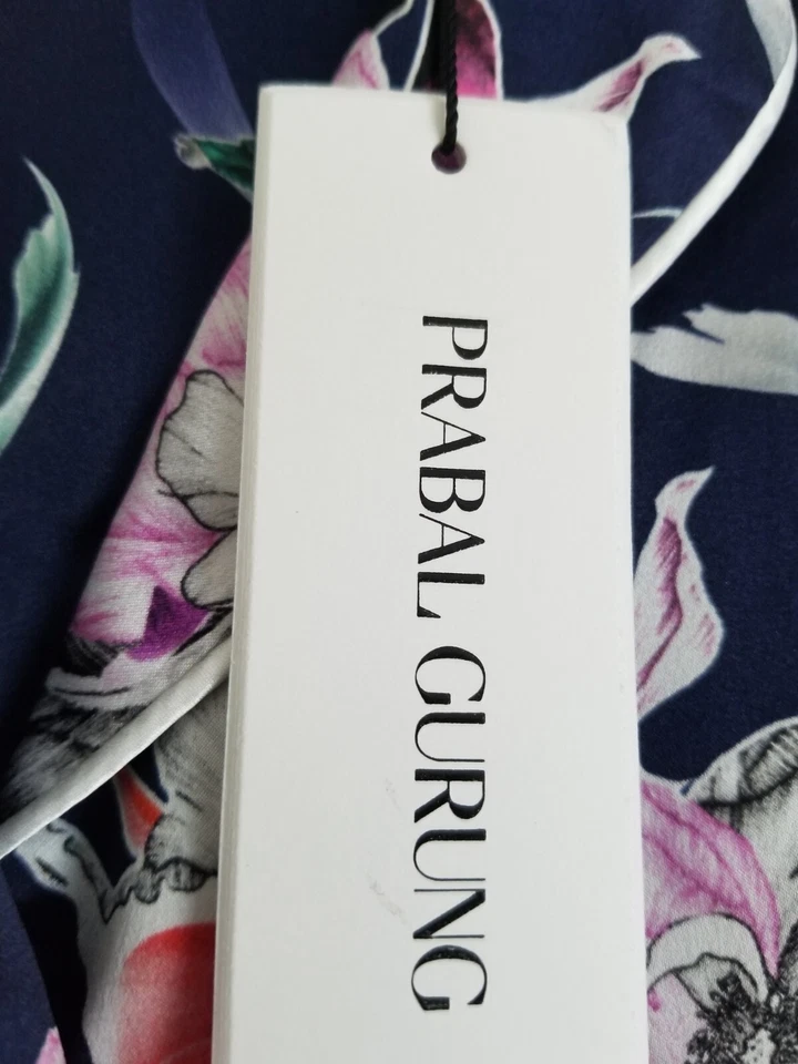 prabal gurung (traje pantalón estampado floral de seda) Foto 2 de 4