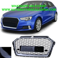 GRIGLIA CALANDRA MASCHERINA NO LOGO AUDI A3 8V 16-20 SLINE SPORTBACK S3 RS3 LOOK