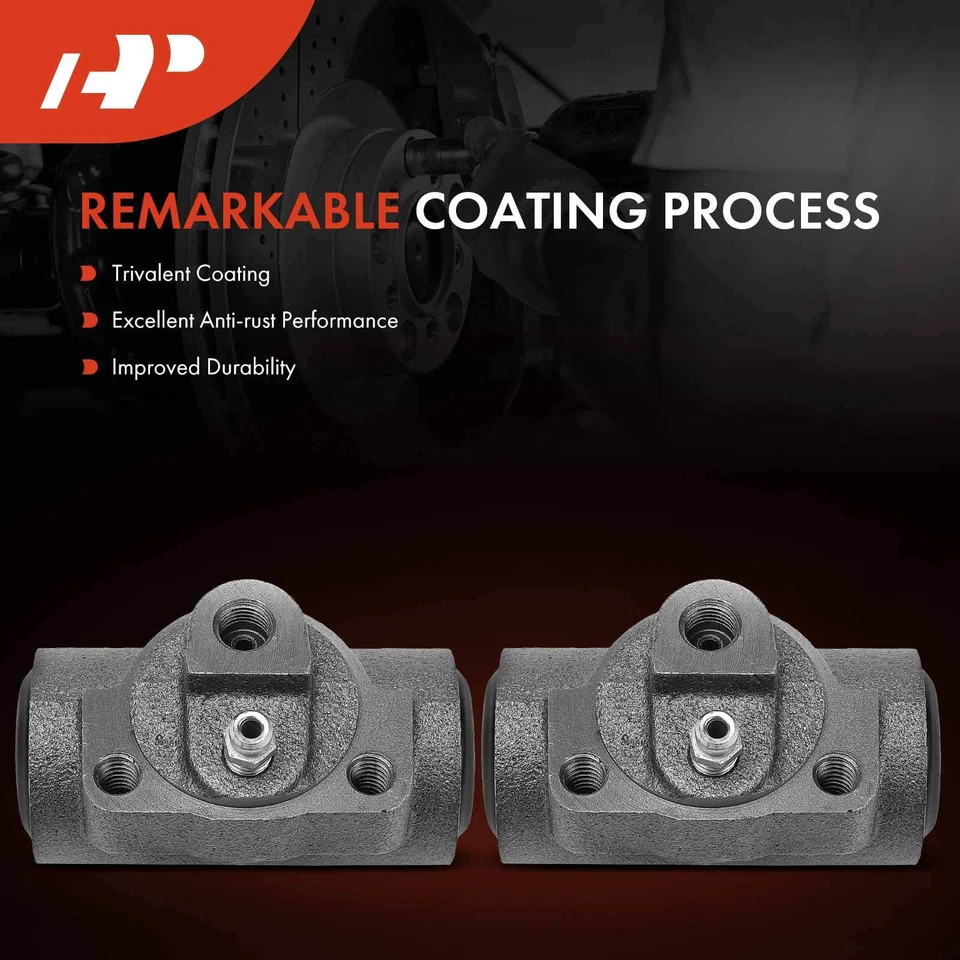 2 piezas Cilindro de rueda de freno trasero lado derecho y derecho para Chevrolet C1500 1992-1999 GMC Foto 3 de 4