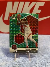 2020-21 Panini Mosaic Green Prizm #70 Pascal Siakam Card TORONTO RAPTORS