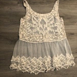 crochet lace tank top