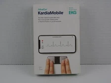 AliveCor KardiaMobile Personal EKG Monitor - AC-009-UA-C Black Used Tested 