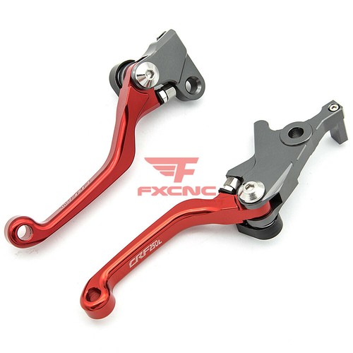 For Honda CRF250L Rally 2017 2018 2019 2020 2021 CNC Brake Clutch Lever Logo Red - Picture 10 of 11