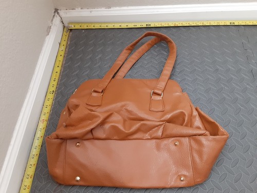 Volcom Purse / Handbag Brown Leather #S79 - Picture 3 of 3