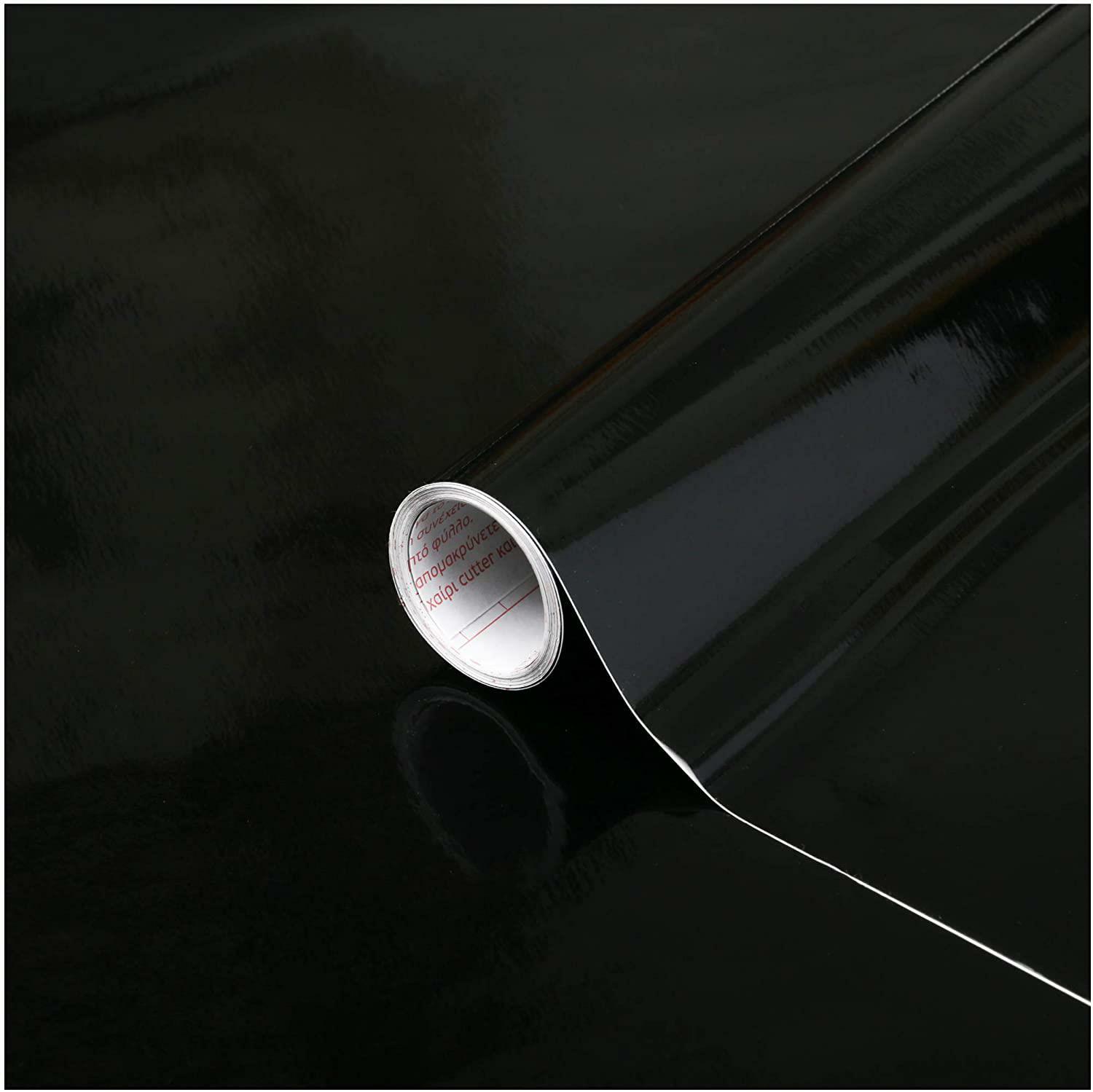 D-C-Fix Gloss Black RAL 9011 Sticky Back Vinyl (346-8348) 67cm x 2m - Image 6