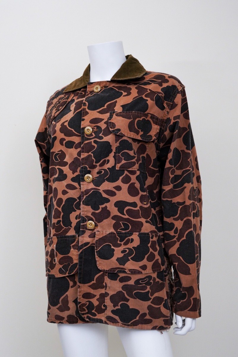 Vintage 70s SafTBak Lightweight Duck Camo Mens Large Hunting