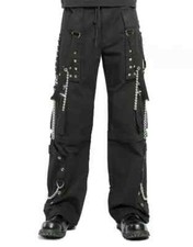 New Black Gothic Pant Cyber Chain Punk Rock Gothic Trouser For Men