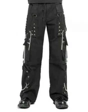 New Black Gothic Pant Cyber Chain Punk Rock Gothic Trouser For Men