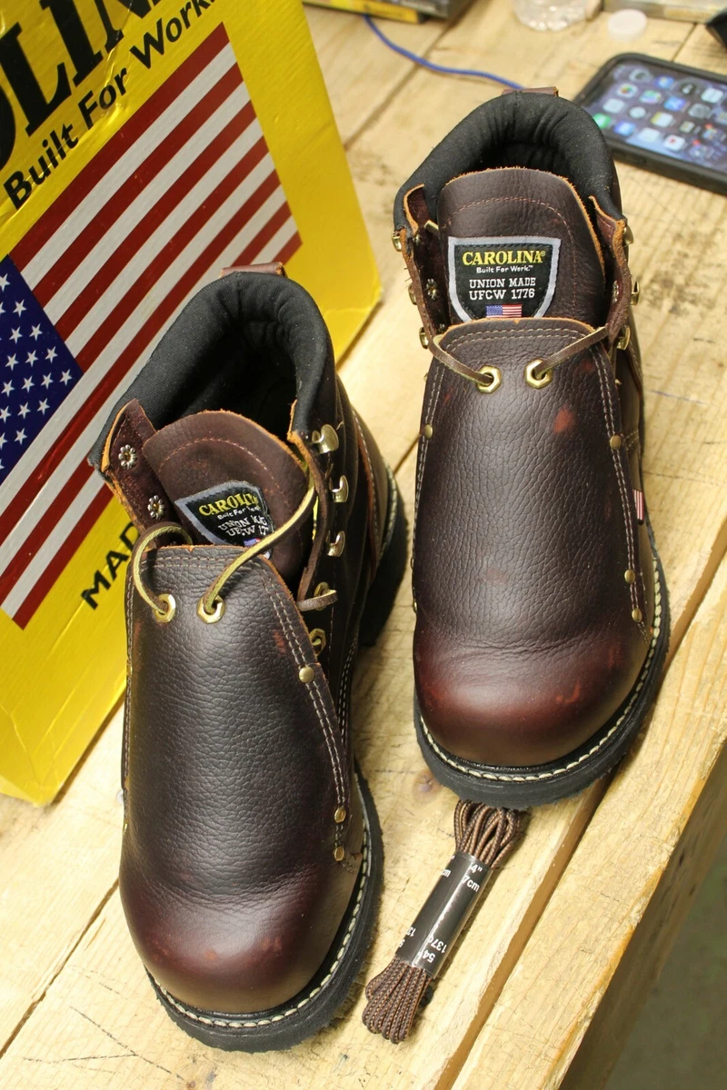 CAROLINA MEN S EXTERNAL METGUARD WORK BOOTS 508 6in. Broad Toe