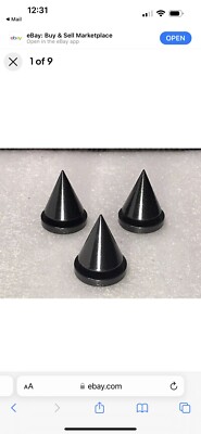 NEW! POLY CRYSTAL Pure Copper High Gloss Speaker Spikes 10 pieces