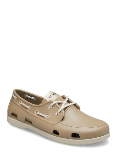 Crocs Mens Classic Boat Shoes 206338-2U6 - Khaki - M7
