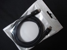 New Genuine OEM Apple Thunderbolt 4 USB-C Pro Cable 1m Black A2804 MU883AM/A
