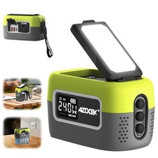240W Power Inverter Pure Sine Wave Compatible with Ryobi 18V Battery Green