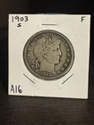 1903-s Barber Half Dollar F+/VF