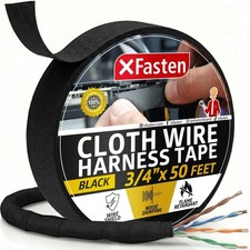 Wire Harness Tape, 3/4-Inch x 50-Foot, High Temp Wiring Loom Harness,