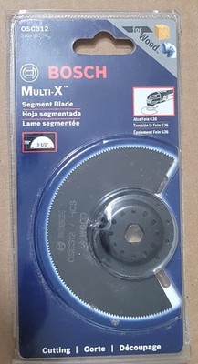 Bosch Osc312 3-1/2''  x 7/8'' Oscillating Tool Blade FOR WOOD MULTI-X SEGMENT BLAD