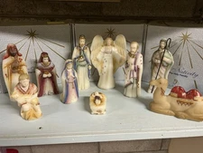 Fenton 11 Piece  Nativity Set First Edition Must Have Collectible Pieces