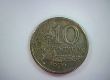 Brazil 1970 10 Centavos Brazil 2nd Republic (Cruzeiro) 10 Centavos Coin