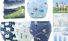 Upairy Potty Training Pants Cotton Absorbent Training Underwear Small 4pc-boy