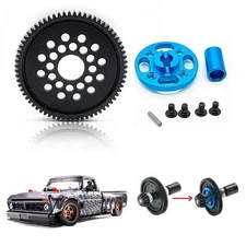 For Tamiya 54500 RC TT02 Drift Car Metal 68T High Speed Gear Set Upgrade parts
