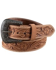 Roper Girls' Oak Leaf Hand Tooled Belt - 9704300-200