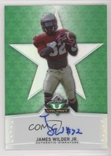 2014 Leaf Valiant Base Auto Green James Wilder Jr #BA-JWJ Auto 2m4