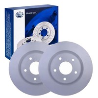 2X Hella Bremsscheiben 296Mm Vorne Passend FüR Nissan Juke Pulsar 55859PR