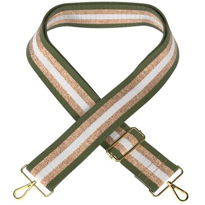 EAZY CASE Verstellbarer Taschengurt Schultergurt Handtasche Boho Muster Grün