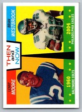 2005 Topps Heritage Then and Now  Brian Westbrook/Lenny Moore TN1