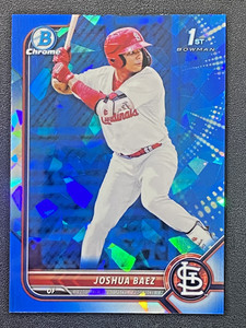 2022 Bowman Chrome JOSHUA BAEZ 1st SAPPHIRE REFRACTOR #BCP-112 Cardinals