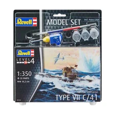 Revell Model Making Package - German Submarine Type VII C 41 1:350 - 35DLG.