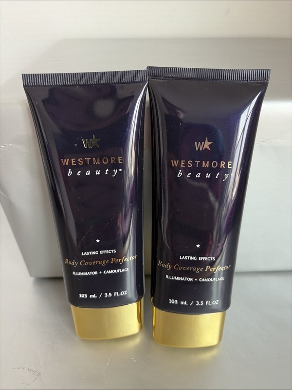 Lot Of 2 Westmore Beauty Body Coverage Perfector Natural Radiance, 3.5oz No Seal