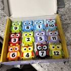 Stacking Toys Owls Wooden Balancing & Building Blocks Counting Numbers Learning — photo 3