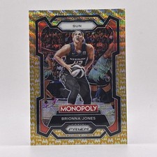2024 Panini Prizm Monopoly WNBA Brionna Jones #51 Gold Wave Millionaire /10 Suns