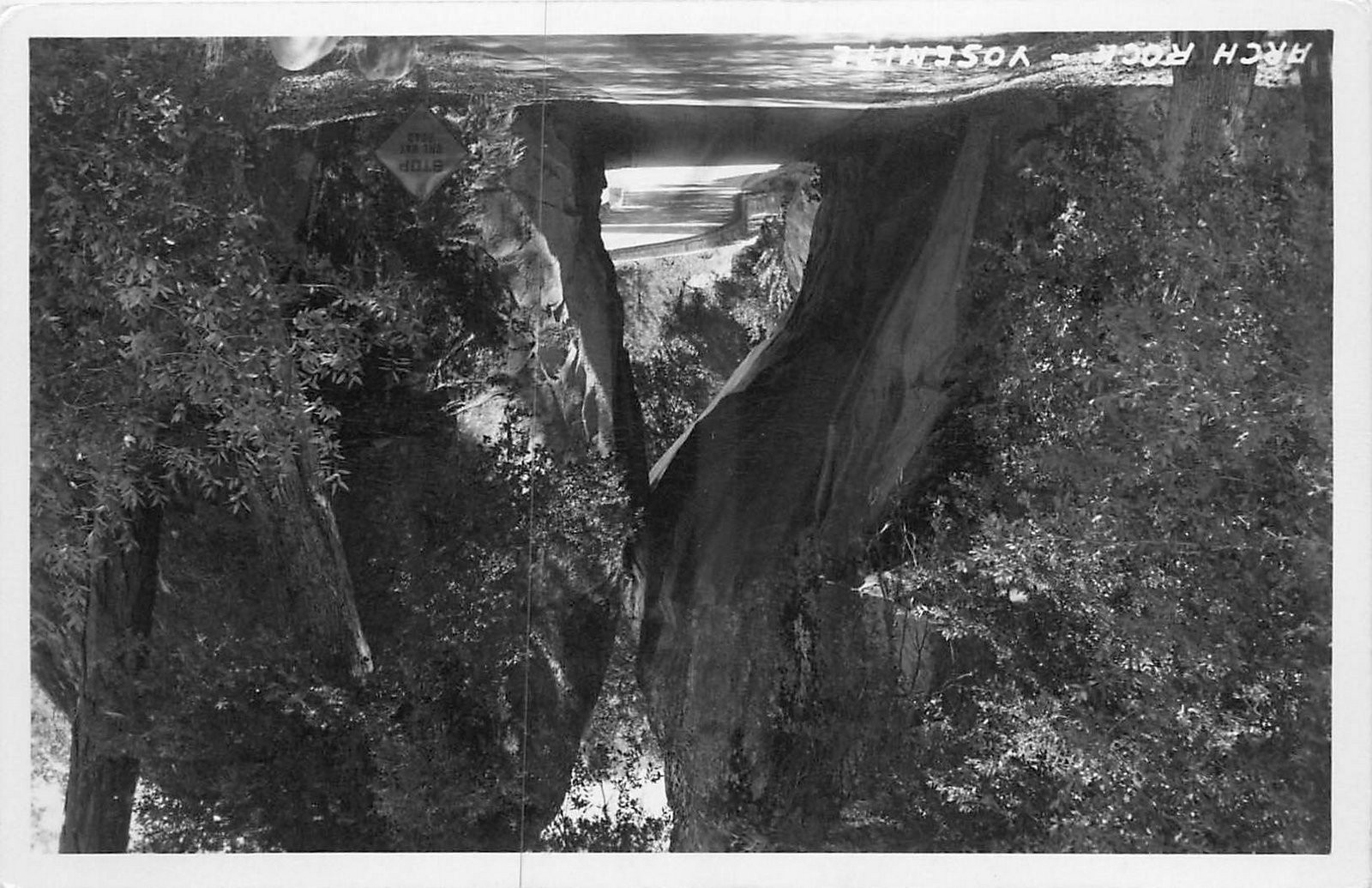 1940s Yosemite California Arch Rocks Postcard 25-7537