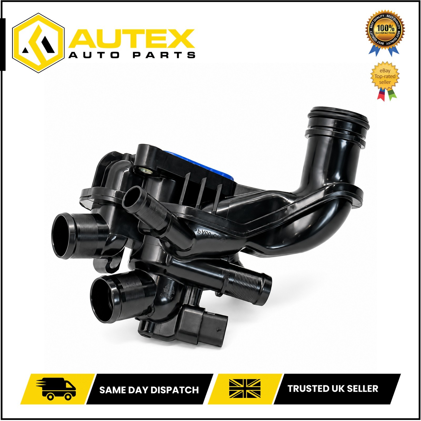 Coolant Thermostat Housing For Citroen Berlingo C3 C4 Picasso Ds3 Ds4 Alfa Romeo 1.2 - Image 3