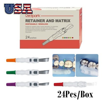 Dental Pro Matrix Bands Adjust Matriz Matrices System Clamp 24Pcs/Box USA