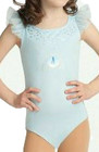 Capezio Disney Princess Leotard Cinderella Flutter Sleeve Silky NWT Girl M 8 9 — photo 6