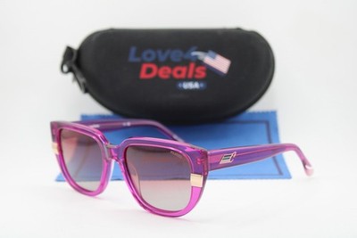 NEW CHAMPION LEX C03 CLEAR PURPLE GOLD AUTHENTIC SUNGLASSES 54-18