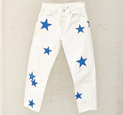 Chrome Hearts Levi's White Denim Pants B1213C179 151644219 [U]