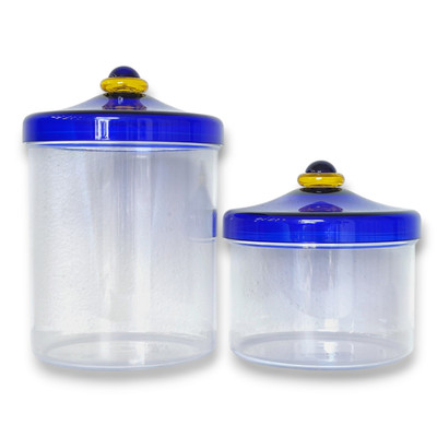 Vintage Guzzini Canister Kitchen Jar Storage Container Set Italy
