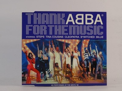 STEPS/TINA COUSINS/CLEOPATRA THANK ABBA FOR THE MUSIC (G95) 3 Track CD Single in