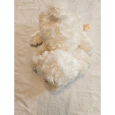 Dan Dee Choice Cream Fluffy Lamb Hand Puppet Plush Stuffed Animal Toy Vintage