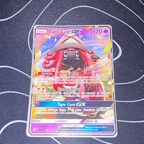 Pokemon Tapu Lele GX 60/145 SM Guardians Rising Holo Ultra Rare HP170 EN