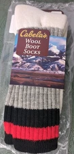 Cabela's Men's Cold Weather Hunting Wool Boot Socks Size XL 13-15 NWT