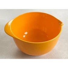 Vintage Orange Rosti Mepal Service Denmark 3L Mixing Bowl