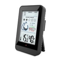 Raumklimastation Weiß Mit Hygrometer, Schimmelwarner, Temperaturanzeige