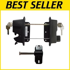 2-Sided Keystone Zinc Gate Latch with Keyed Alike Feature| Easy Installation