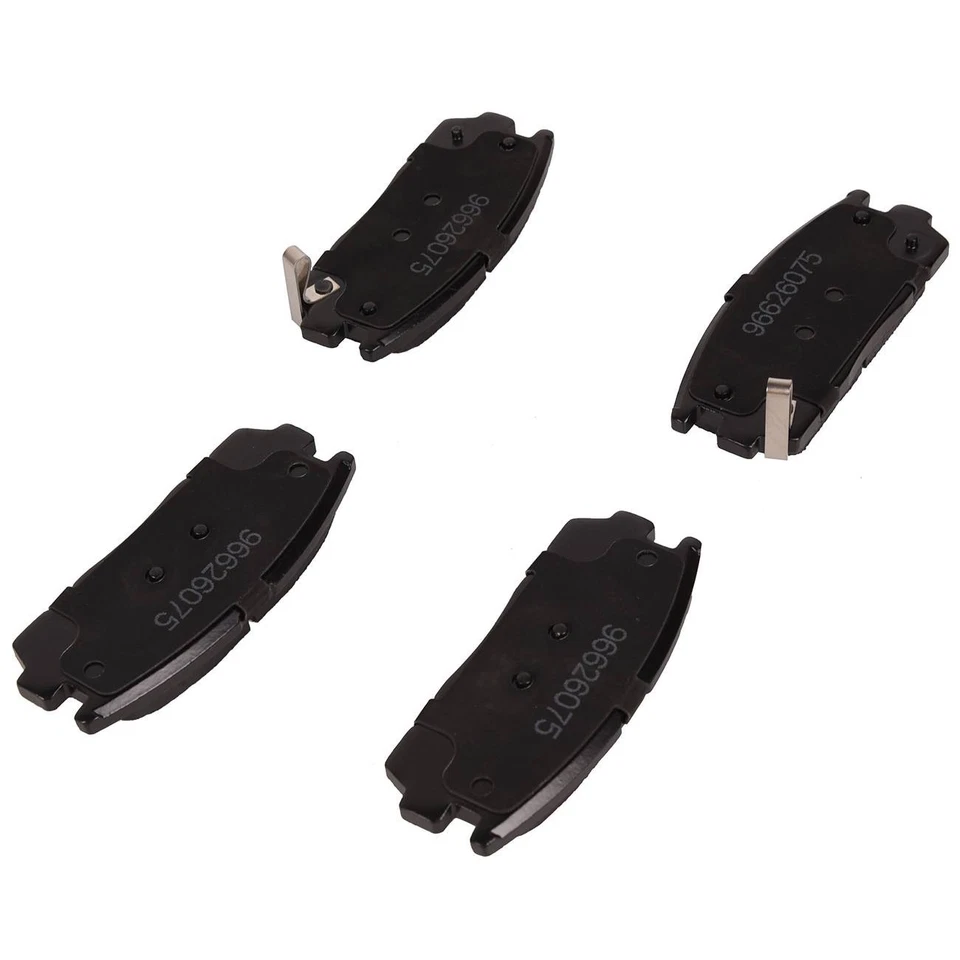 Pastillas de freno delanteras y traseras de cerámica 8 piezas para Chevy Equinox GMC Terrain 2010-2017 Foto 3 de 4