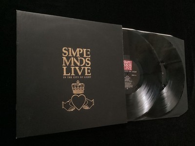 Simple Minds - In The City Of Light - UK x2 LPs & Embossed & Booklet - 1st Press